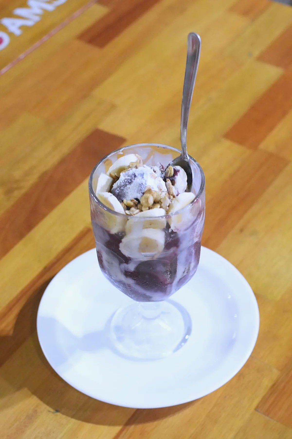 Açaí servido na Arena Quintal 22